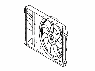 Lexus NX350h Cooling Fan Assembly - 16360-25030