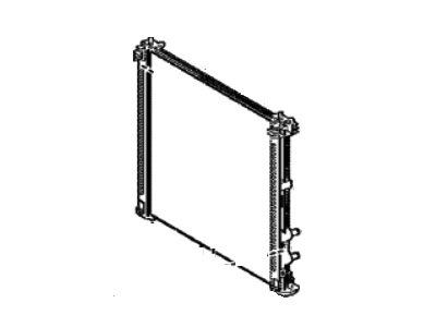 Lexus 16041-10010 RADIATOR SUB-ASSY, L