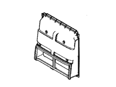 Lexus 16593-10020 GUIDE, RADIATOR AIR