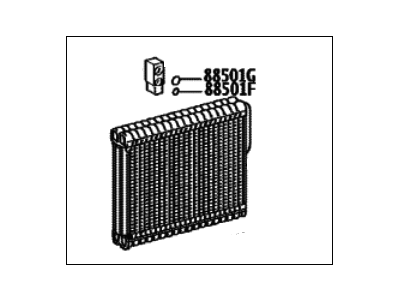 Lexus 88501-42150 EVAPORATOR SUB-ASSY