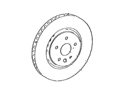 2024 Lexus RZ450e Brake Disc - 43512-78020