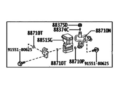 Lexus 88710-42410 TUBE & ACCESSORY ASS