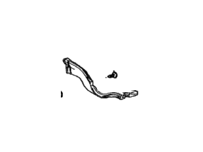 Lexus 87213-42090 DUCT, HEATER TO FOOT