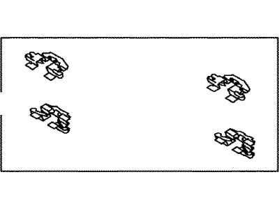 Lexus 04948-02150 FITTING KIT, DISC BR