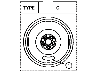 2016 Lexus ES350 Spare Wheel - 42611-06380