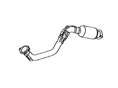 2015 Lexus NX200t Exhaust Pipe - 17410-36200