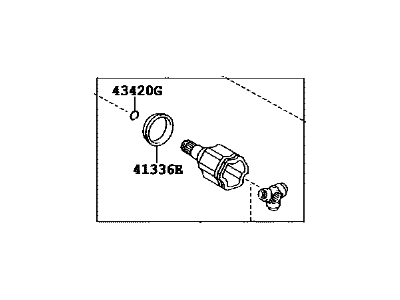 Lexus 43040-28021 Joint Assy, Front Drive Inboard, LH