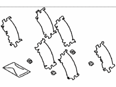 Lexus 04946-02120 SHIM KIT, ANTI SQUEA