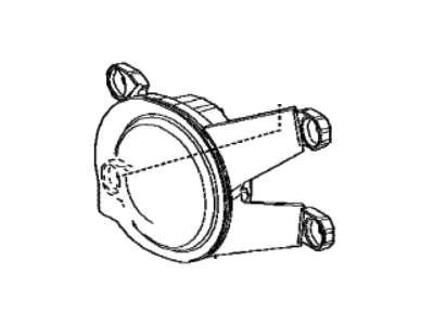 Lexus 81211-52140 LENS & BODY, FOG LAM