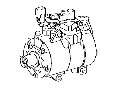 Lexus RX450hL A/C Compressor - 88320-58020