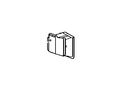 Lexus 57208-06020 SPACER Sub-Assembly, Front