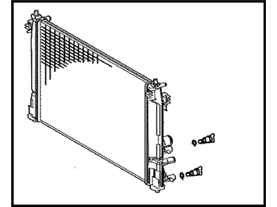 2025 Lexus UX300h Radiator - 16400-37380