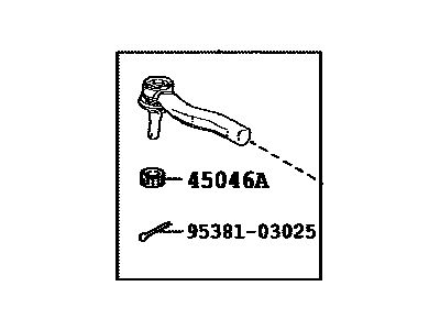 2019 Lexus UX200 Tie Rod End - 45046-49255