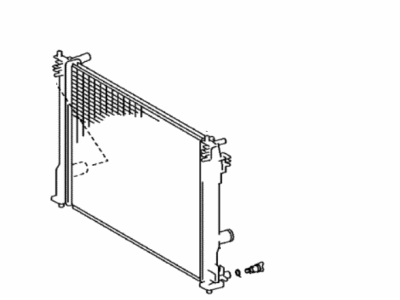 Lexus NX350 Radiator - 16400-F0010