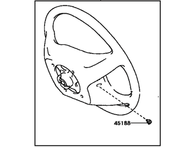 Lexus 45100-33262-G0 Wheel Assy, Steering