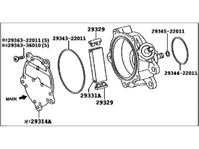 Lexus UX200 Vacuum Pump - 29300-24011