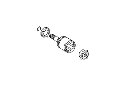 Lexus 43403-60010 Joint Set, Front Axle INBOARD