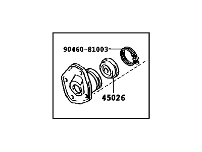 Lexus 45025-60100 Cover Sub-Assy, Steering Column Hole