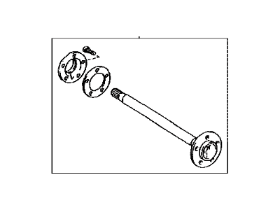 1999 Lexus LX470 Axle Shaft - 42302-60901