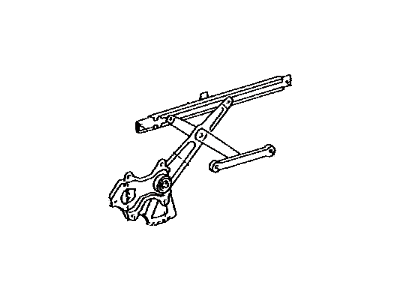 Lexus 69801-60070 Regulator Sub-Assy, Front Door Window, RH