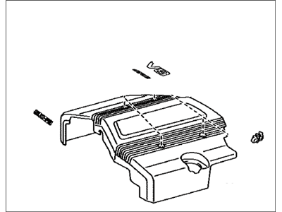 2002 Lexus LX470 Engine Cover - 11209-50080