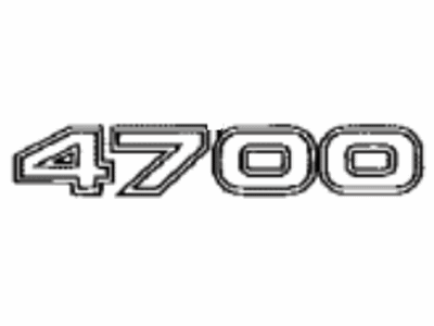 Lexus 11292-50020 Plate, Engine Name, NO.2