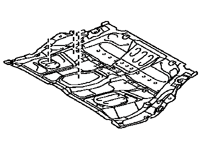 2018 Lexus ES350 Floor Pan - 58211-06201