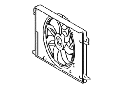 Lexus 16360-F0070 FAN ASSY, W/MOTOR